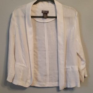 Neiman Marcus Linen blazer